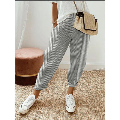 Cozy Stripe™ Cotton Trousers