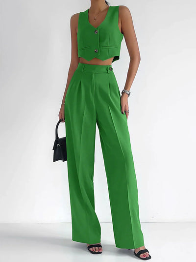 Tailored Waistcoat and Trousers Set