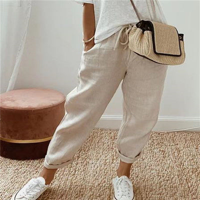 Classic Comfort Linen Trousers