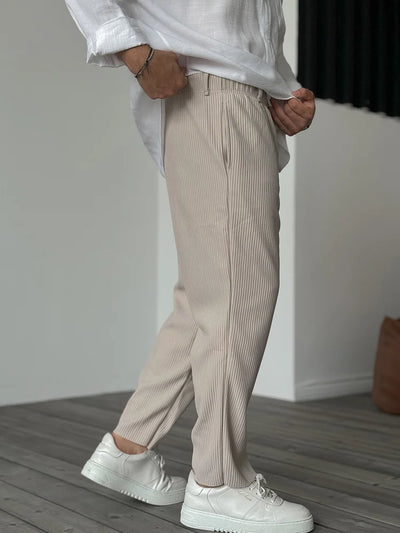 Solano™ - Ribbed Relaxed Trousers