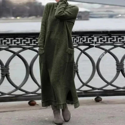 Celeste™ - Cozy Knit Maxi Dress