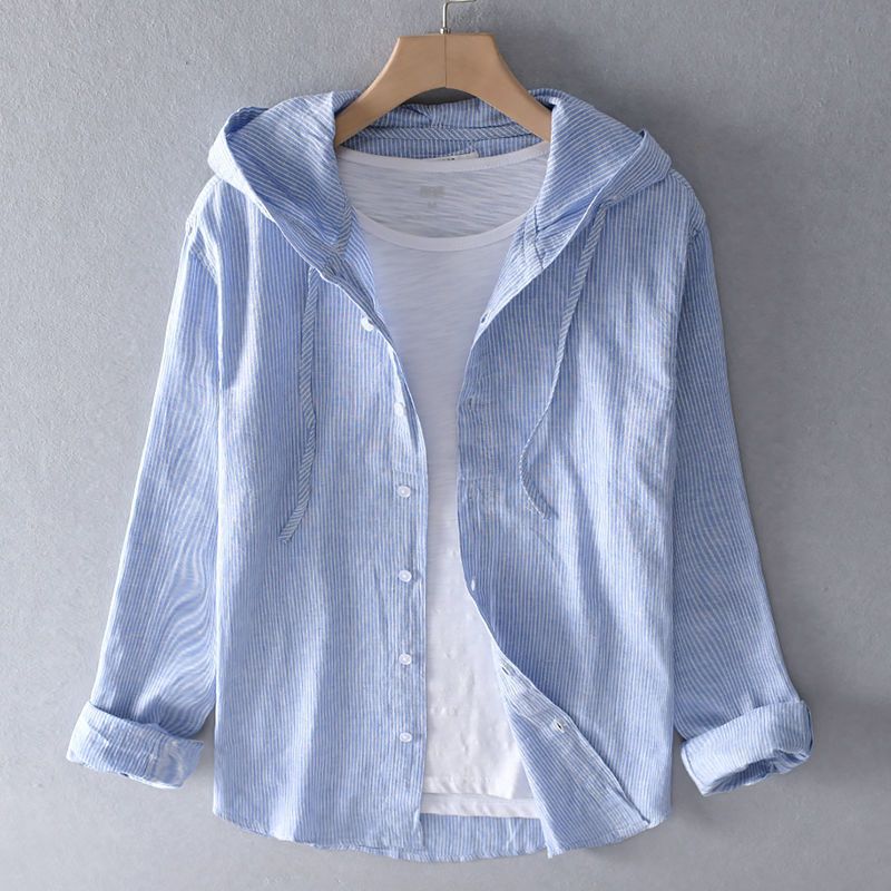Coastal Linen Hoodie