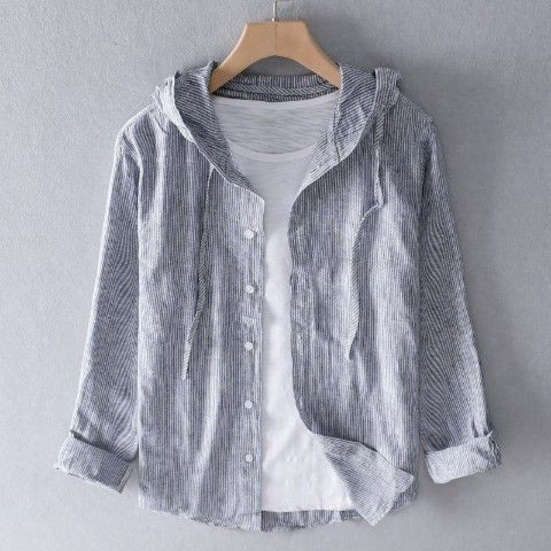 Coastal Linen Hoodie