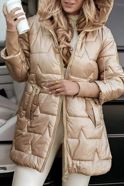 Marisska™ Manteau d'Hiver Élégant avec Capuche